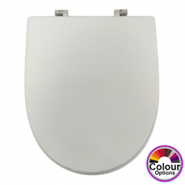 Simas Luna Toilet Seat & Cover Polyester Resin S417P01/E - Choice Of Colour