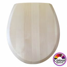 Pressalit Selandia Wood Toilet Seat & Cover - 522607-B47999 - Natural Birch
