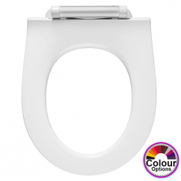 Pressalit Projecta Solid Pro Polygiene Soft Close Toilet Seat Without Cover White 1003011-DG4925