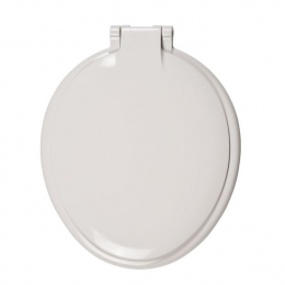 Celmac Saxon Standard Close Toilet Seat & Cover With Stainless Steel Bottom Fix Hinge White SSA12WH