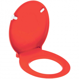 Geberit Selnova Round Comfort Top Fix Toilet Seat and Cover Carmine Red 501.560.01.1