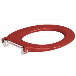Twyford Avalon Standard Close Toilet Seat Ring Only Red AV7886RD