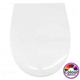 Pressalit Scandinavia Plus Soft Close With Lift-Off Bottom Fixing Toilet Seat & Cover White 758000-D05999