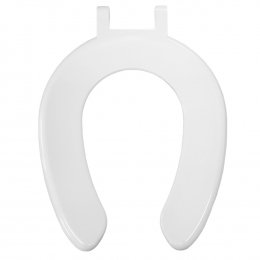 Celmac Crescent Junior J Seat Only With Bottom Fixing Plastic Hinges - SCJ51WH-White