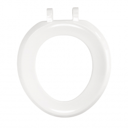 Celmac Sonata Standard Close Toilet Seat Only With Top Fix Stainless Steel Hinge White SSO55WH