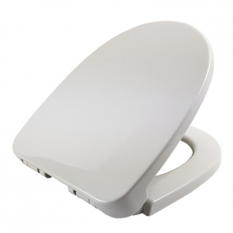 Pura Ivo Soft Close Toilet Seat & Cover With Quick Release White S1076SCA